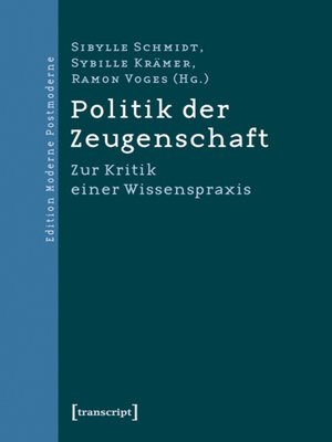 cover image of Politik der Zeugenschaft